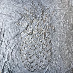 Blue Pineapple Long Sleeve Shirt